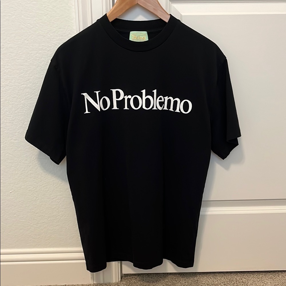 Aries Black 'No Problemo' T-Shirt